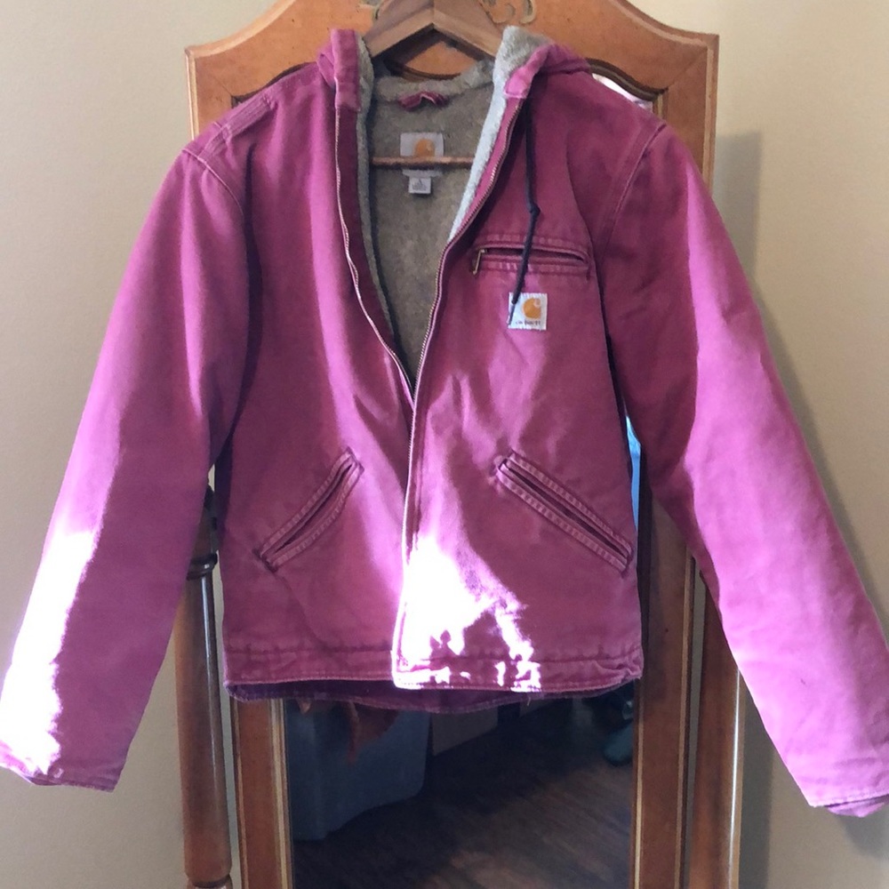 Hooded carhart coat